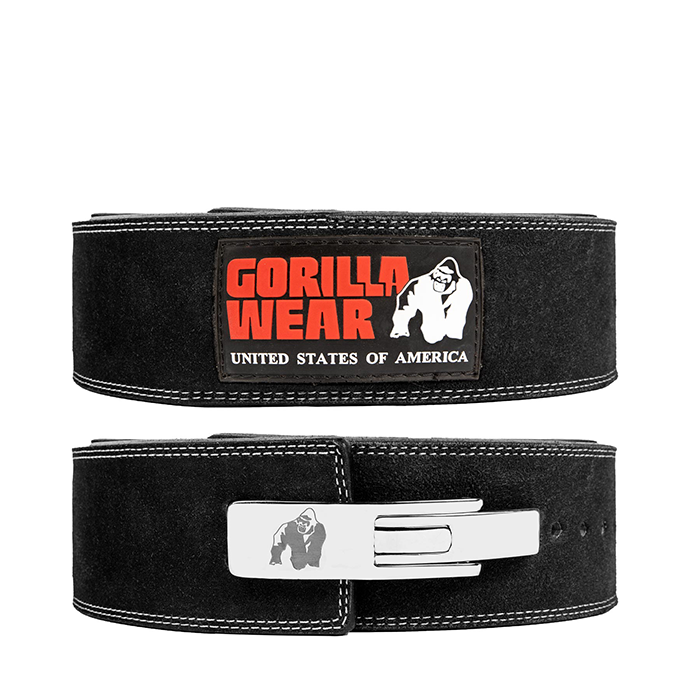 4 Inch Powerlifting Lever Belt,Black