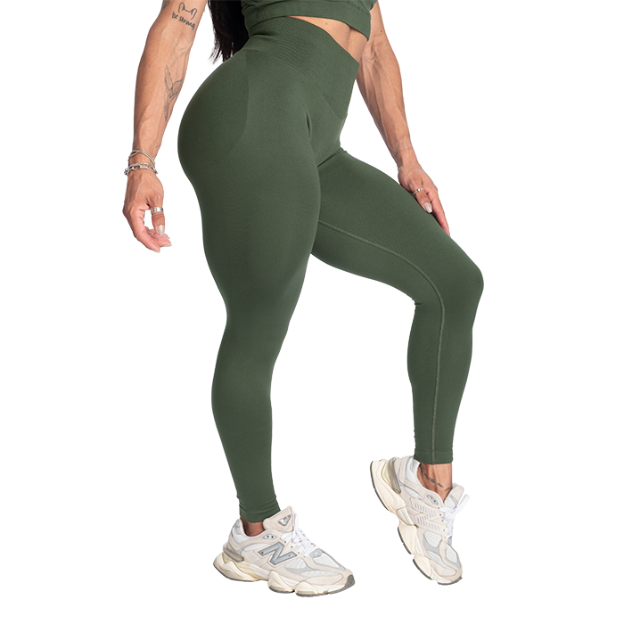 Shape Seamless Leggings Mörkgrön