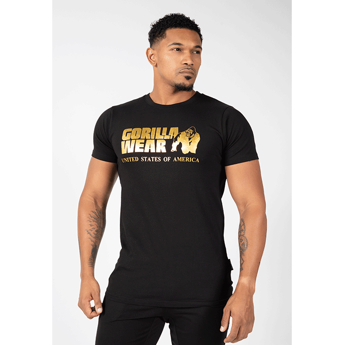 Classic T-Shirt, Black/Gold