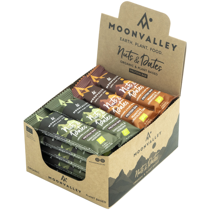 16 x Nöt- och dadelbar