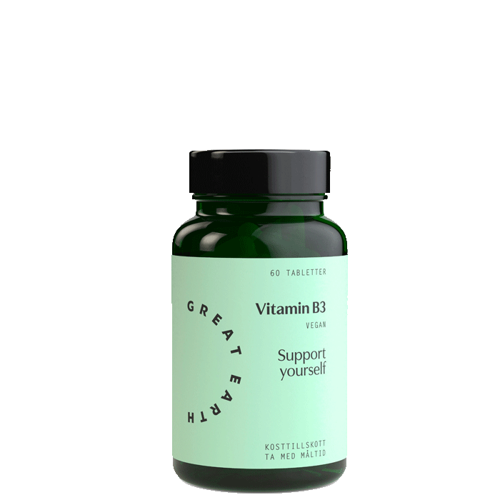 Vitamin B3 Niacin 60 tabletter