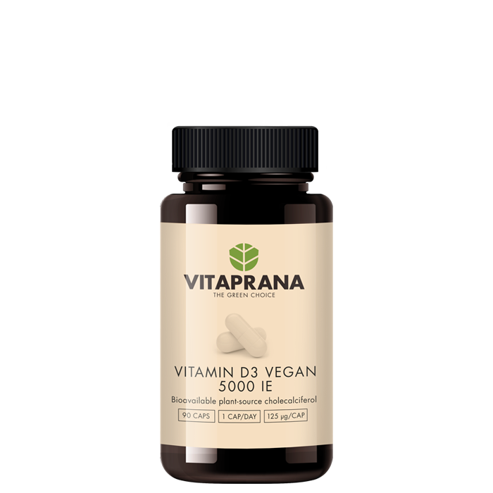 Läs mer om Vitamin D3 Vegan 5000 IE, 90 kapslar