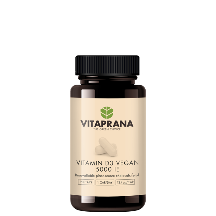 Vegansk Vitamin D3 5000 IE 90 kapslar