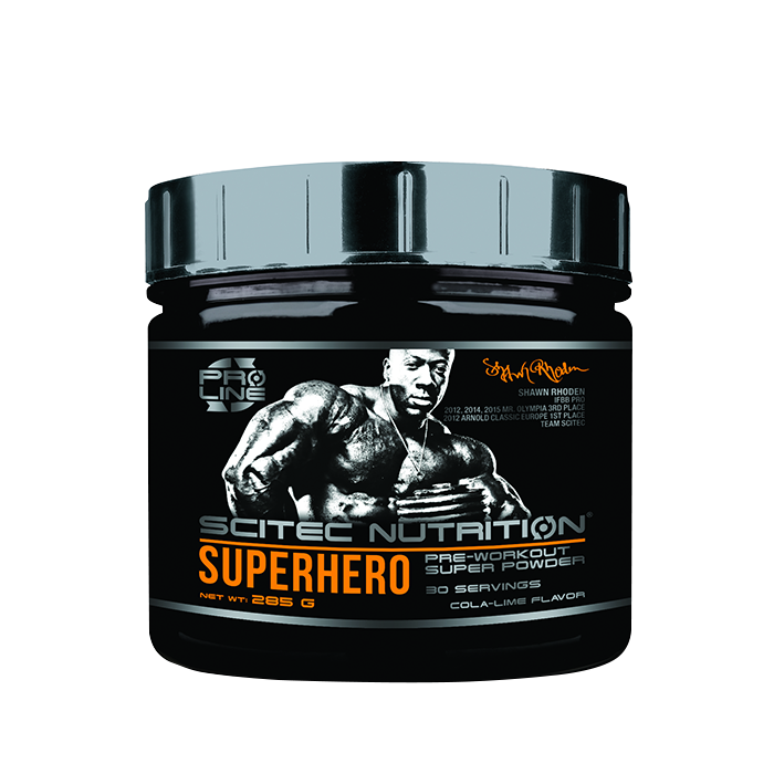 Bild av SUPERHERO Pre-Workout Super Powder, 285 g, Cola Lime