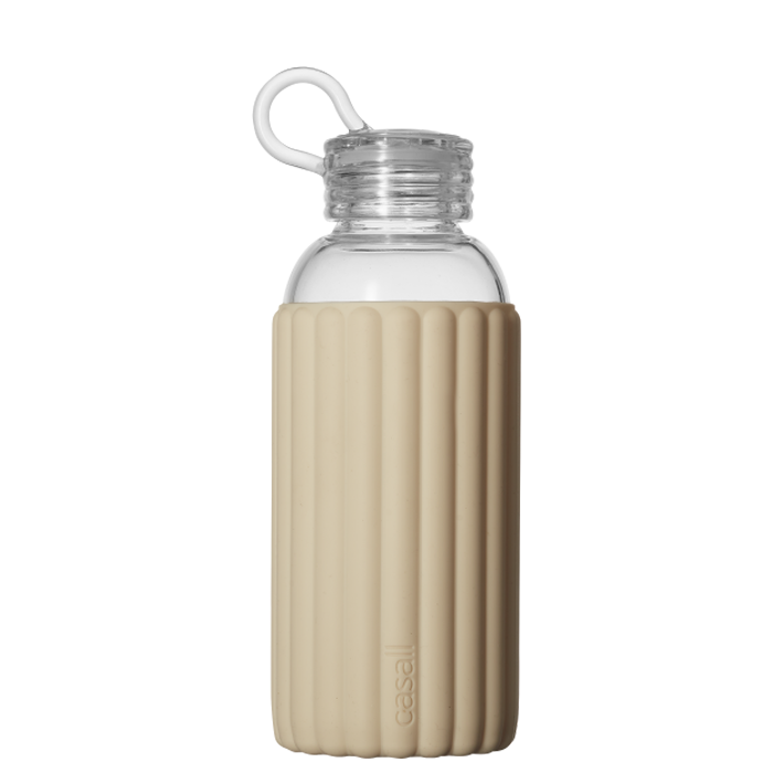 Casall Sports Prod Sthlm Glass Bottle 0.5L Light Sand