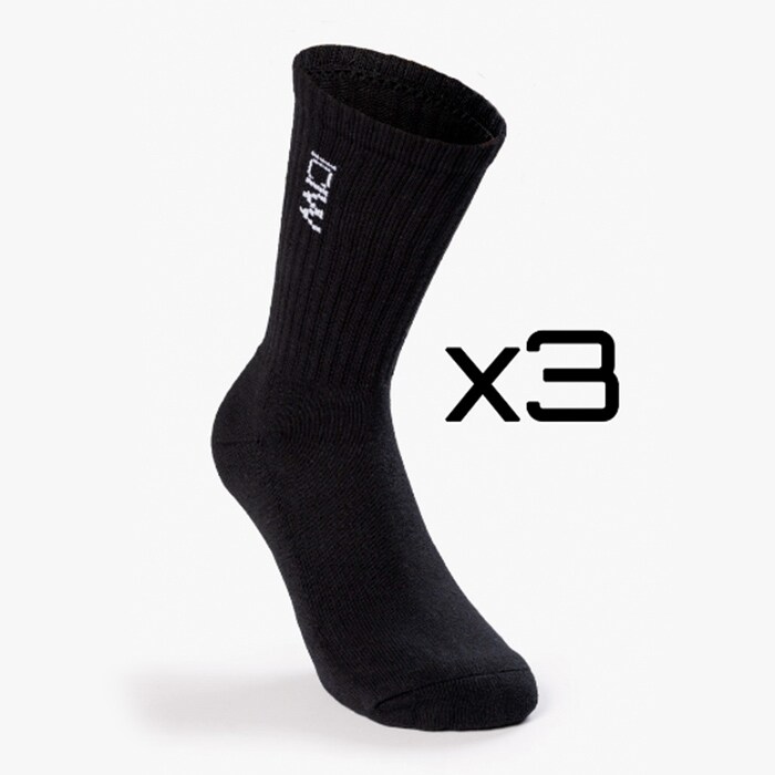 ICANIWILL Training Unisex Socks 3-pack Black