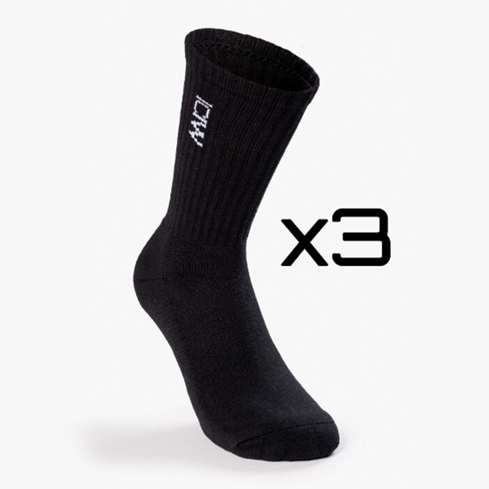 Training Unisex Socks 3-pack, Black