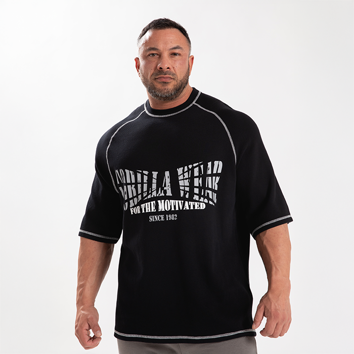 Finley Oversized T-Shirt Svart Gr&aring;