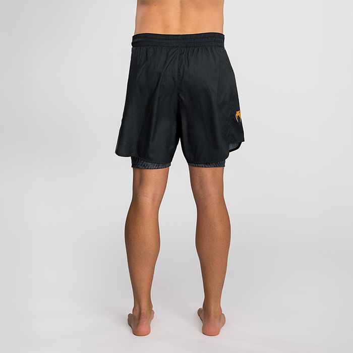 Venum X Chimaev Wild Borz Tr&auml;ningsshorts Svart Gr&aring;