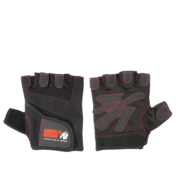 Women´s Fitness Gloves,black/red