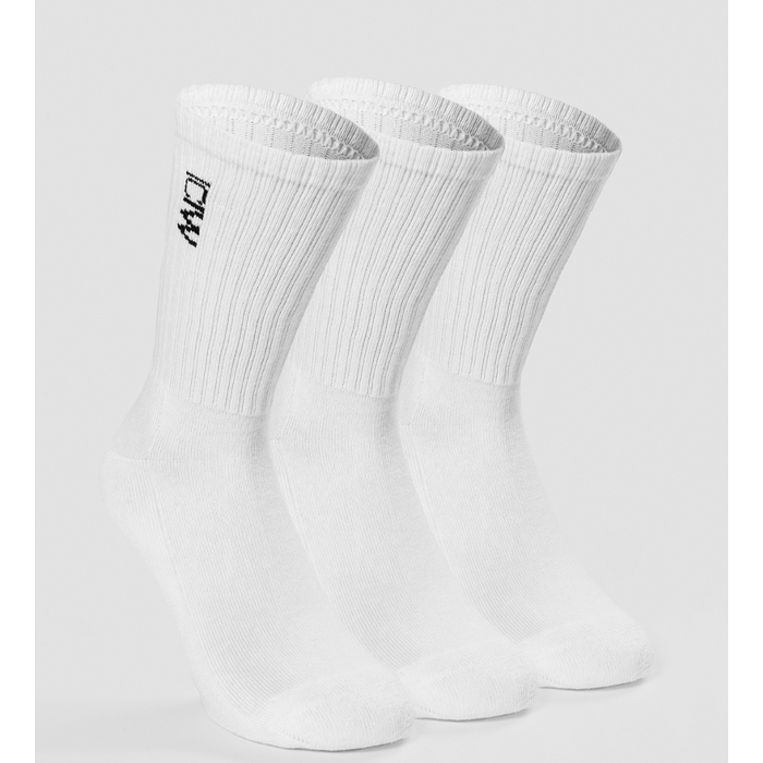 Läs mer om Training Socks 3-pack, White