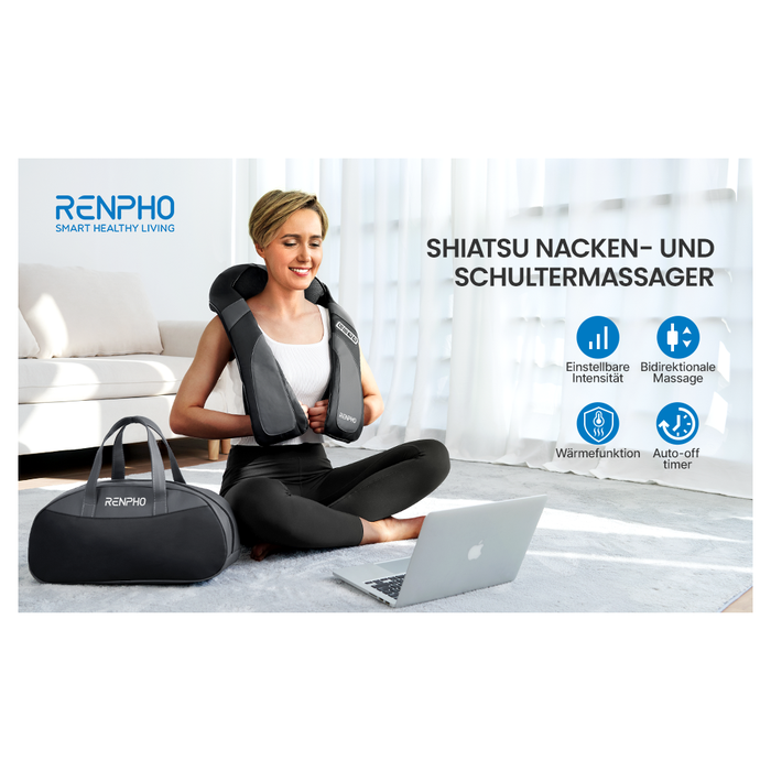 U-Neck Go Shiatsu Nack & Axelmassagerare