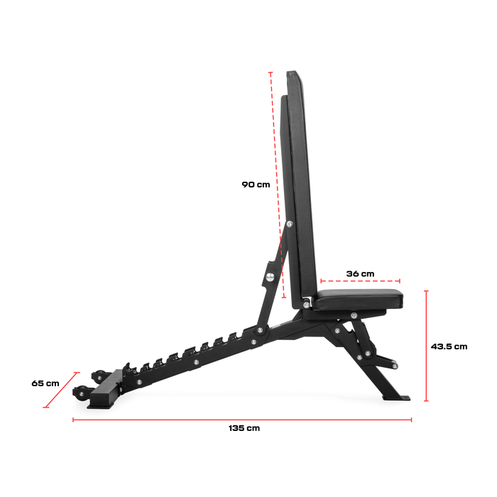 Gymstick FID Bench PRO Tr&auml;ningsb&auml;nk