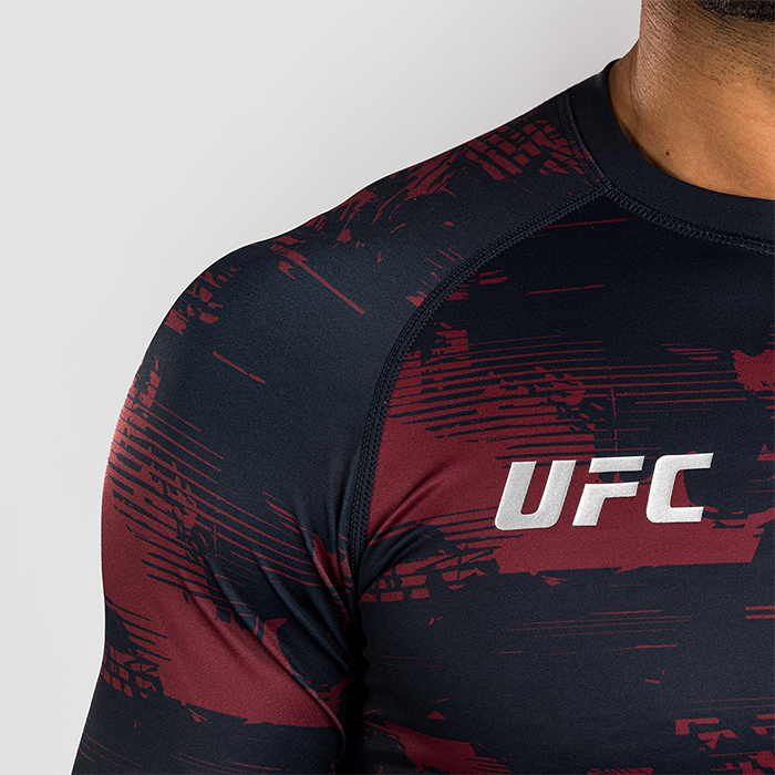 UFC Zenith by Venum Fight Week Rashguard L&aring;ng &auml;rm Bl&aring; R&ouml;d Gr&aring;