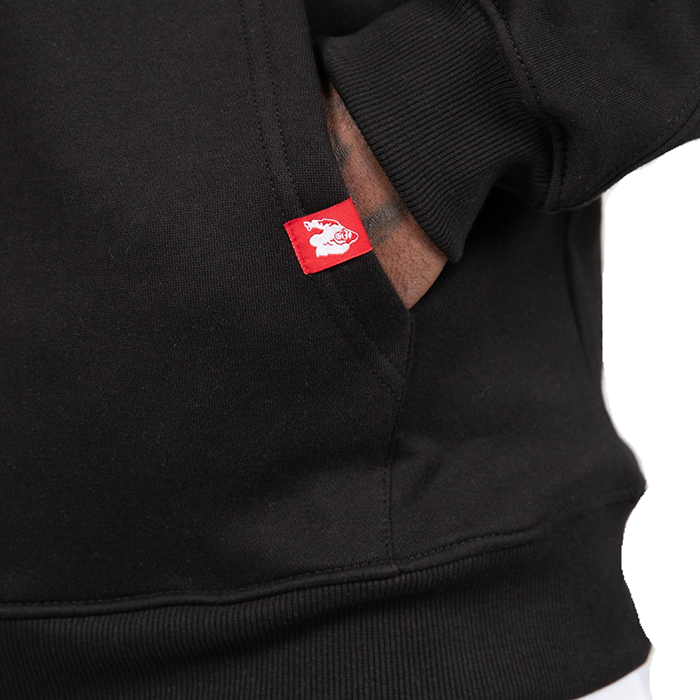 Utah Zipped Hoodie Svart