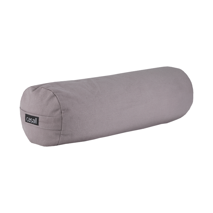 Yoga Bolster Pillow, Warm Grey