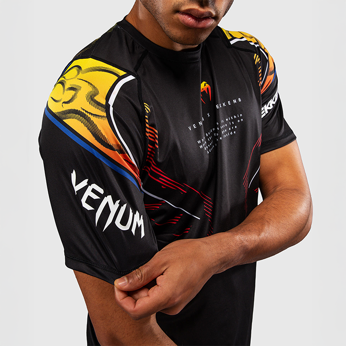 Venum x TEKKEN 8 Dry-Tech T-shirt Yoshimitsu Svart Orange