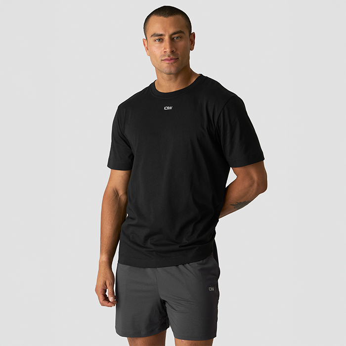 Everyday T-shirt i bomull Svart