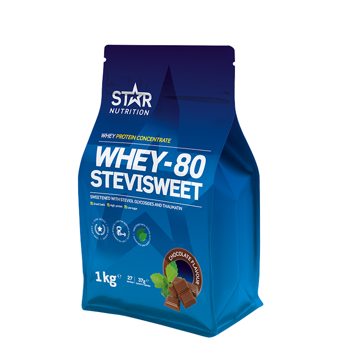 Whey-80 SteviSweet Vassleprotein 1 kg