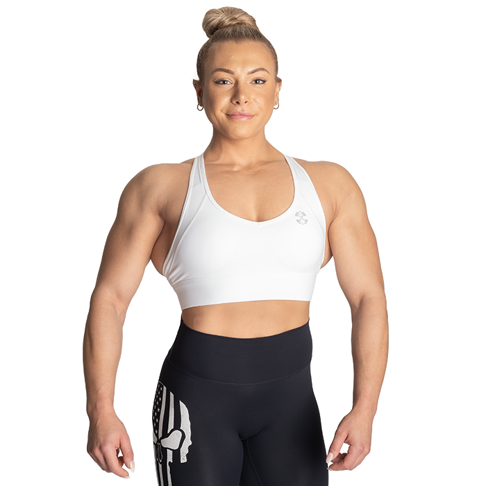 Core Sports Bra,White