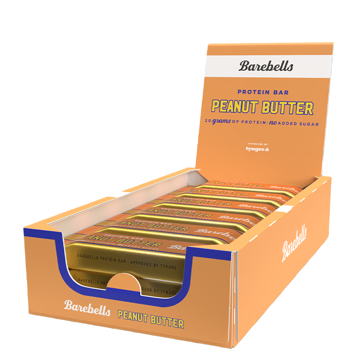 12 x Barebells Protein Bar,55 g, Peanut Butter