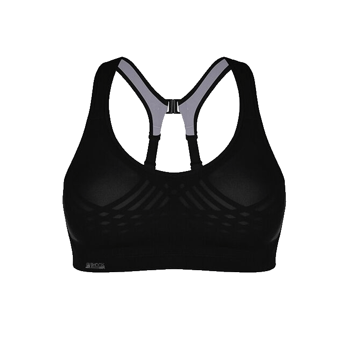 Ultimate Fly Bra, Grey/Black