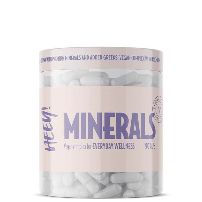 Heey! Multimineral + Greens 90 kapslar