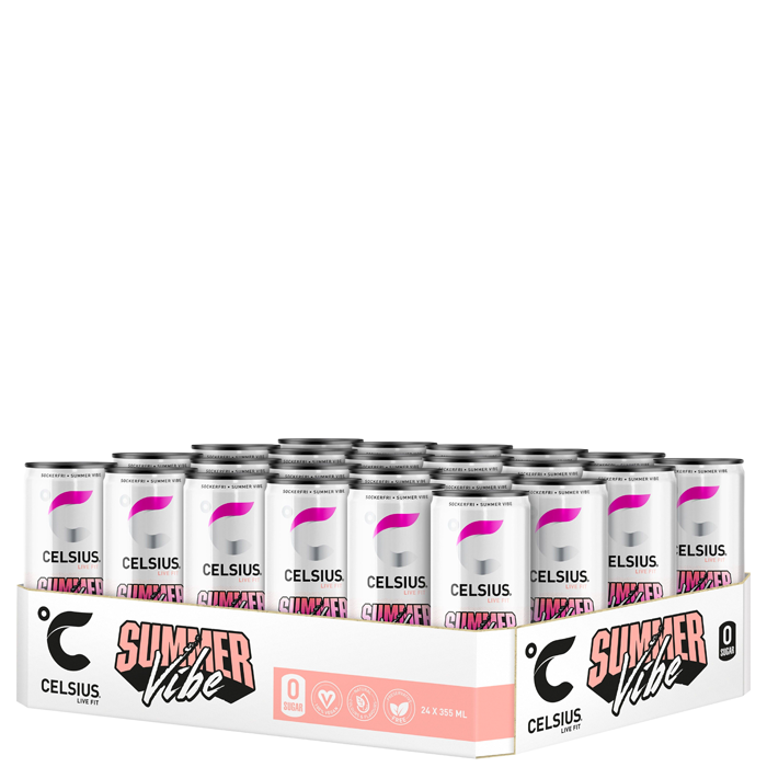 24 x Celsius Energidryck 355 ml Summer Vibe Limited Edition