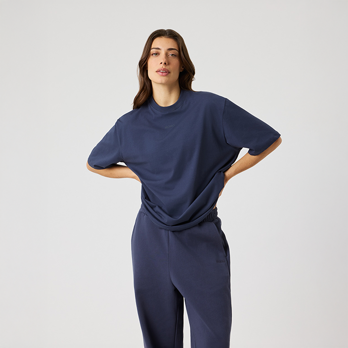 Studio Oversized T‑shirt Grå