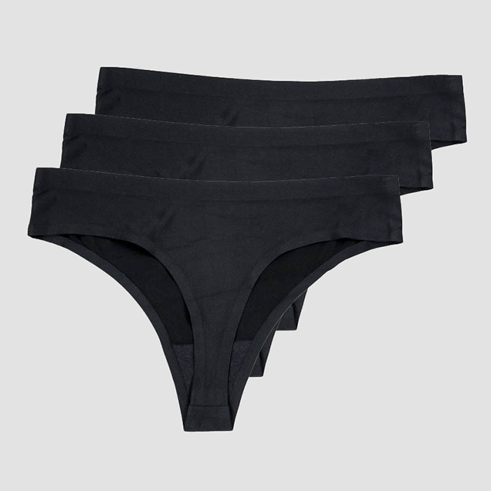 ICANIWILL Invisible Thong 3-pack Black