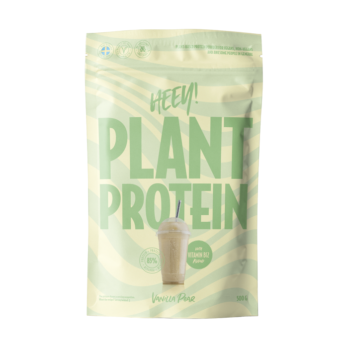 Heey! Veganskt Protein 500 g, Paron Vanilj