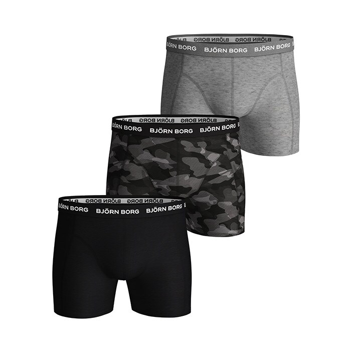 Läs mer om 3-Pack BB Shadeline Sammy Shorts, Black Beauty
