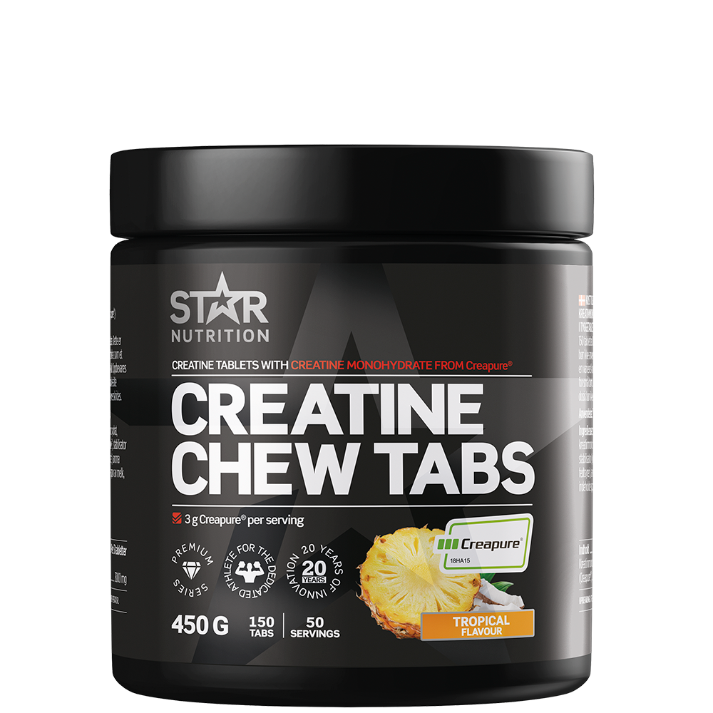 Star Nutrition Creatine Chew Tabs, 150 tabs