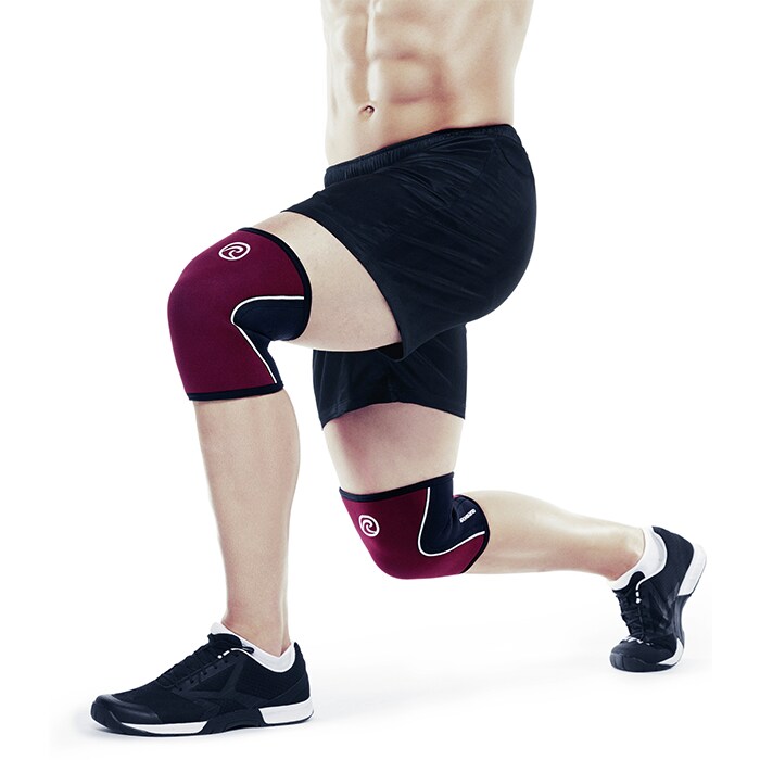 RX Knee Sleeve,5mm,Burgundy/Black