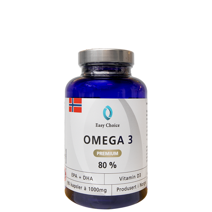 Omega-3 Premium 80%1000mg 90 kapslar