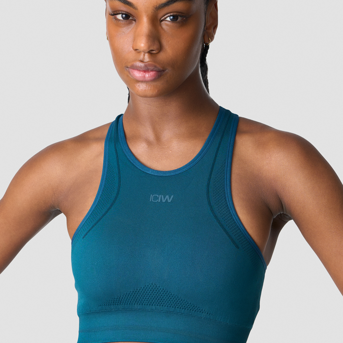 ICANIWILL Endurance Seamless Sport-BH Blå