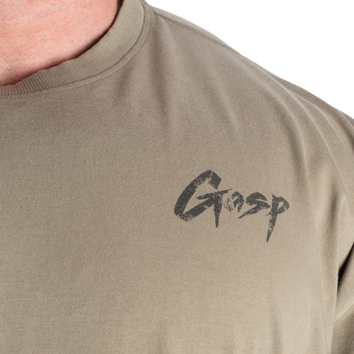 Washed T-shirt Gr&ouml;n