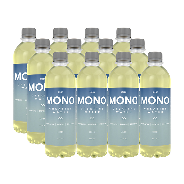 Clean 12 x  Clean MONO Creatine Water 500 ml