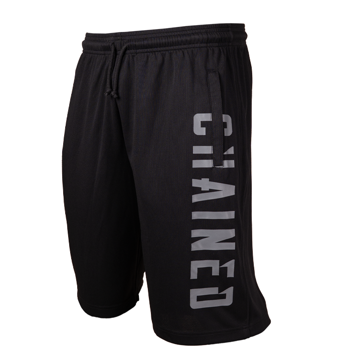 Chained Mesh Shorts Svart