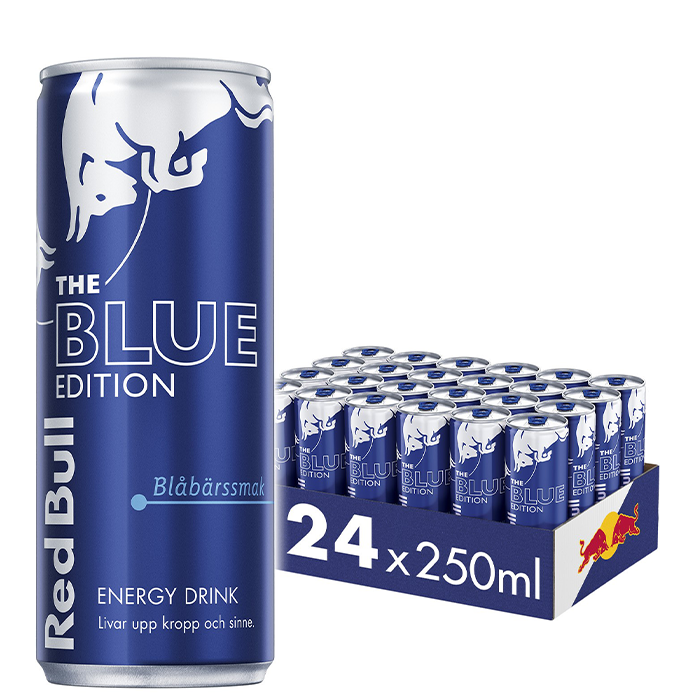 24 x Red Bull Energidryck 250 ml Blue Edition