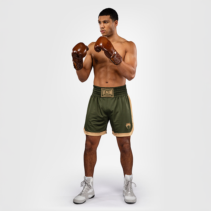 Classic Boxingsshorts Gr&ouml;n Beige