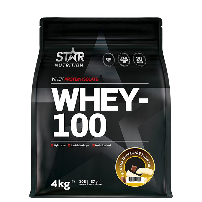 Whey-100 Vassleprotein 4 kg