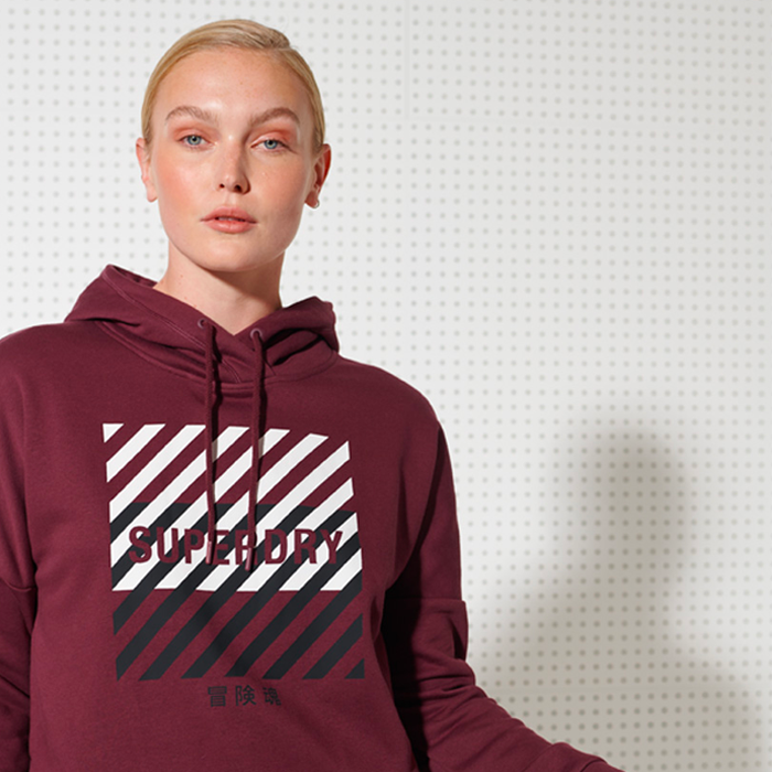 Bild av Training Core Sport Crop Hood, Claret