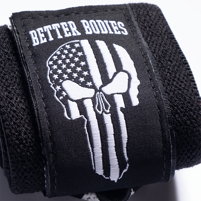 Wrist Wraps 18 inch, Black/White