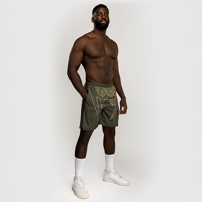 Serpenti Tr&auml;ningsshorts Khaki Brons Ivory