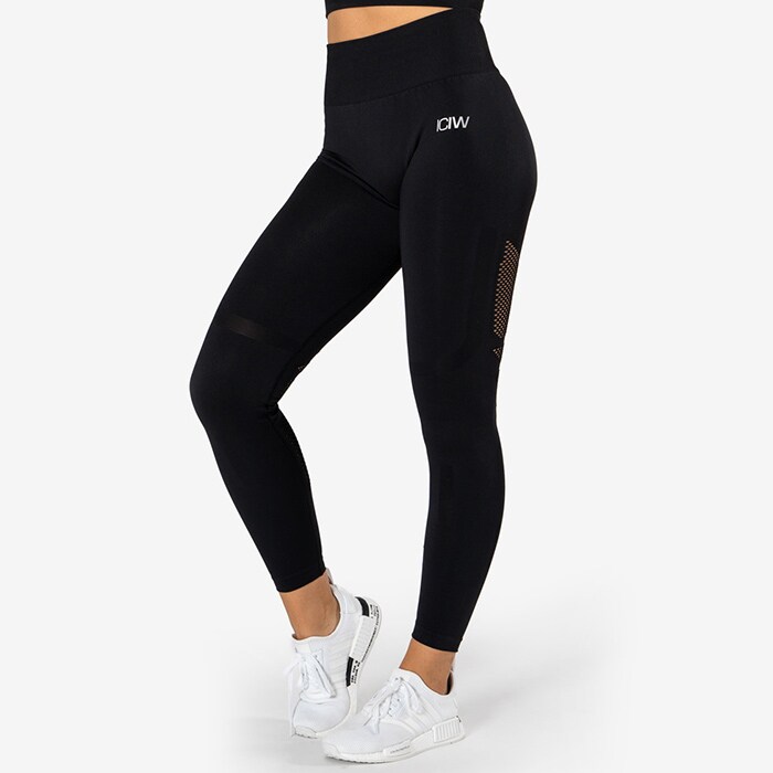 Bild av Queen Mesh Tights, Solid Black