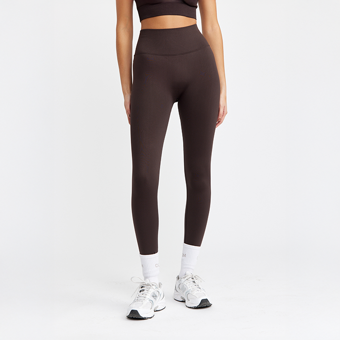 Träningstights Mörkbrun