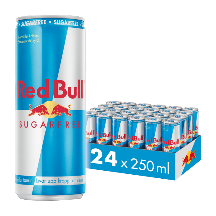 24 x Red Bull Sugarfree, 250 ml