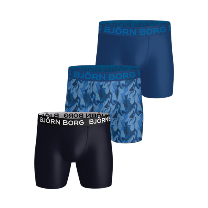 Sport Microfiber Boxerkalsonger 3‑pack