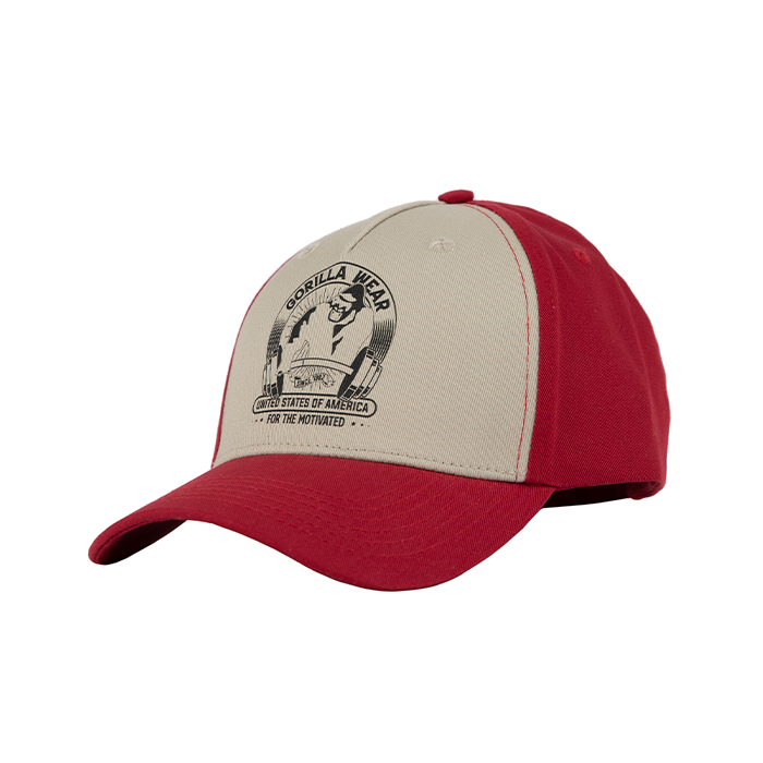 Läs mer om Buckley Cap, Red/Beige